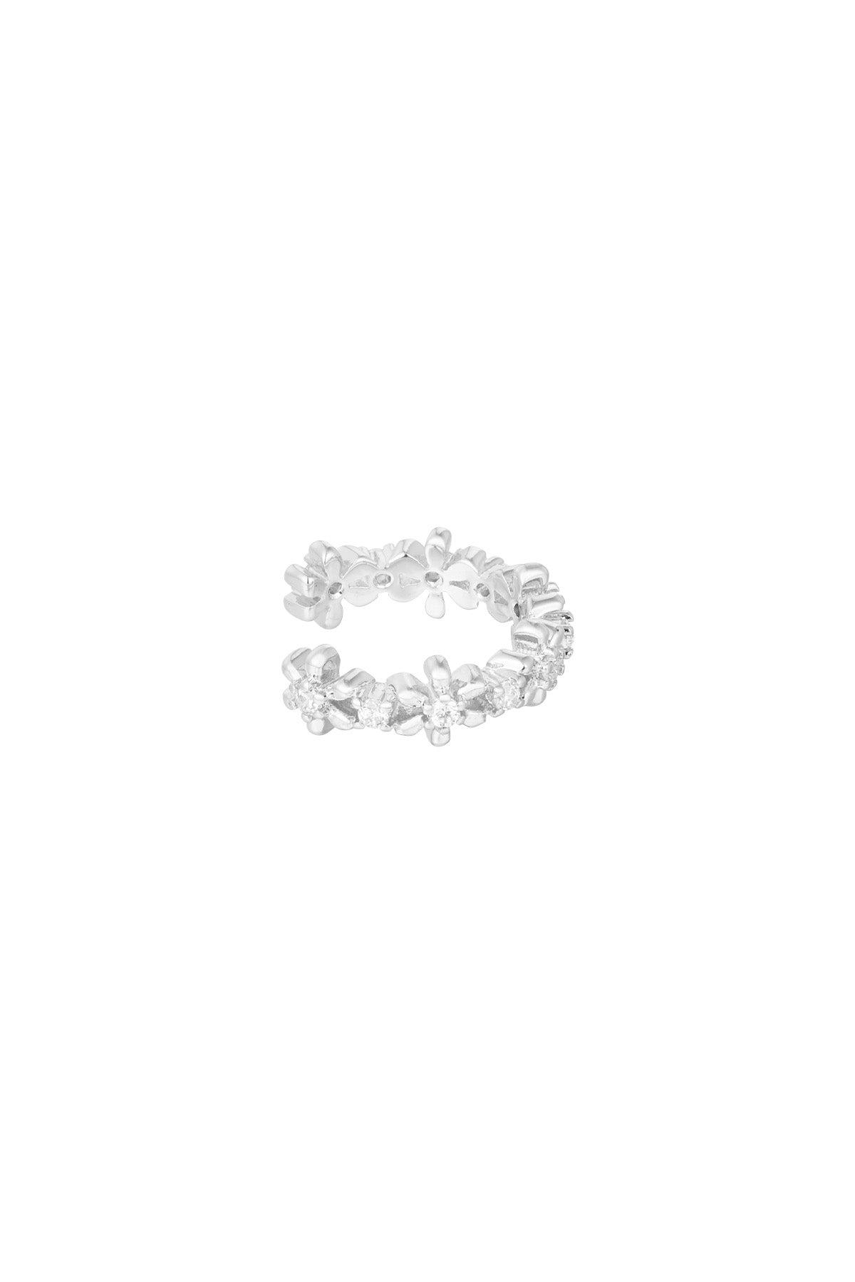 Sophie Petal Earcuff - silver