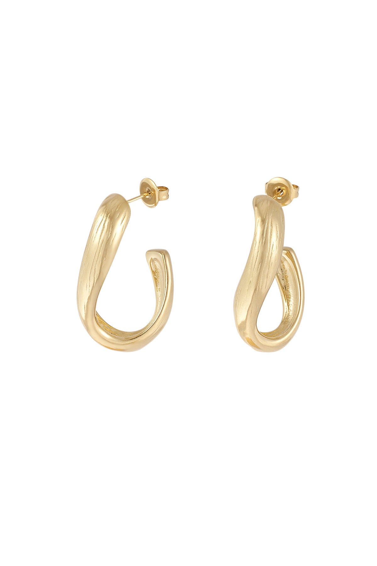 Sophie Twirl Earrings - Gold