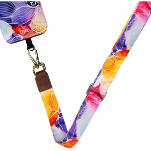 MIO Lanyard Universeel Nylon Telefoonkoord / Telefoonketting Flowers