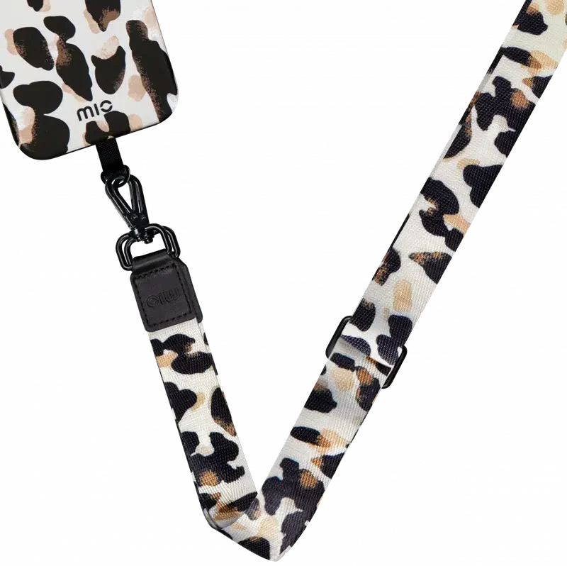 MIO Lanyard Universeel Nylon Telefoonkoord / Telefoonketting Leopard